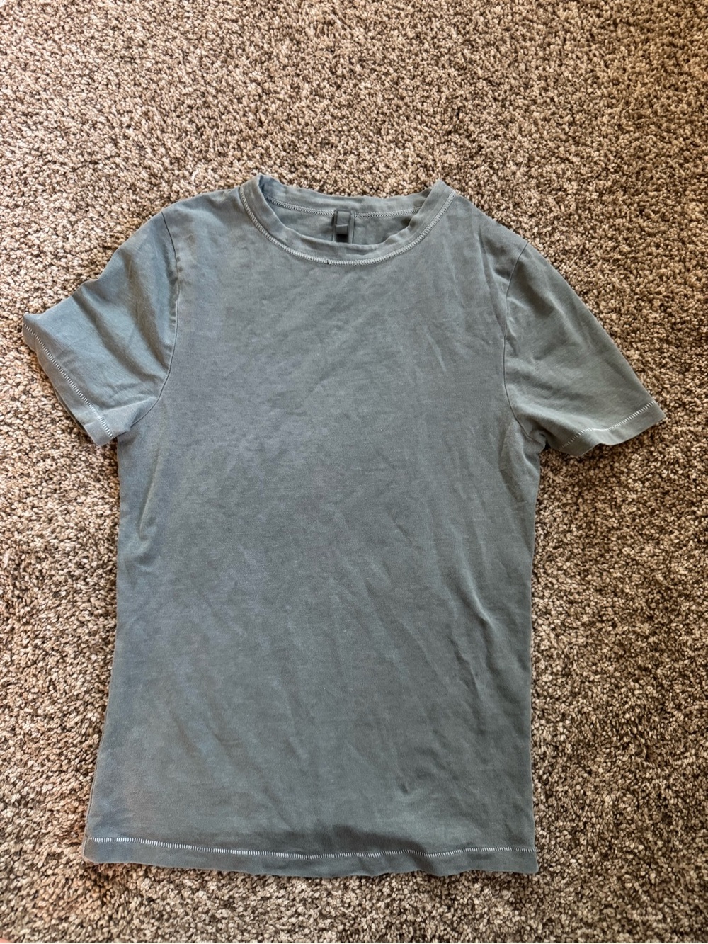 SKIMS Short Sleeve Crew Tee - Slate Blue
